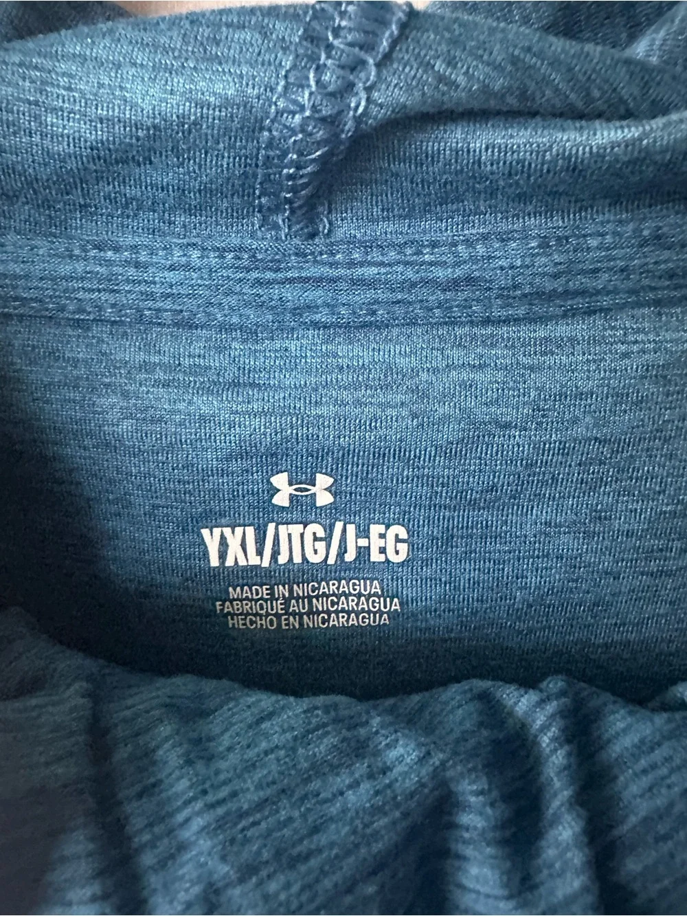 Under Armour Teal Blue Boys' Lightweight Hoodie